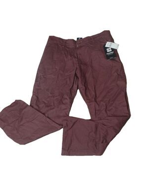 Ocean current burgundy Chino pants size 32x30